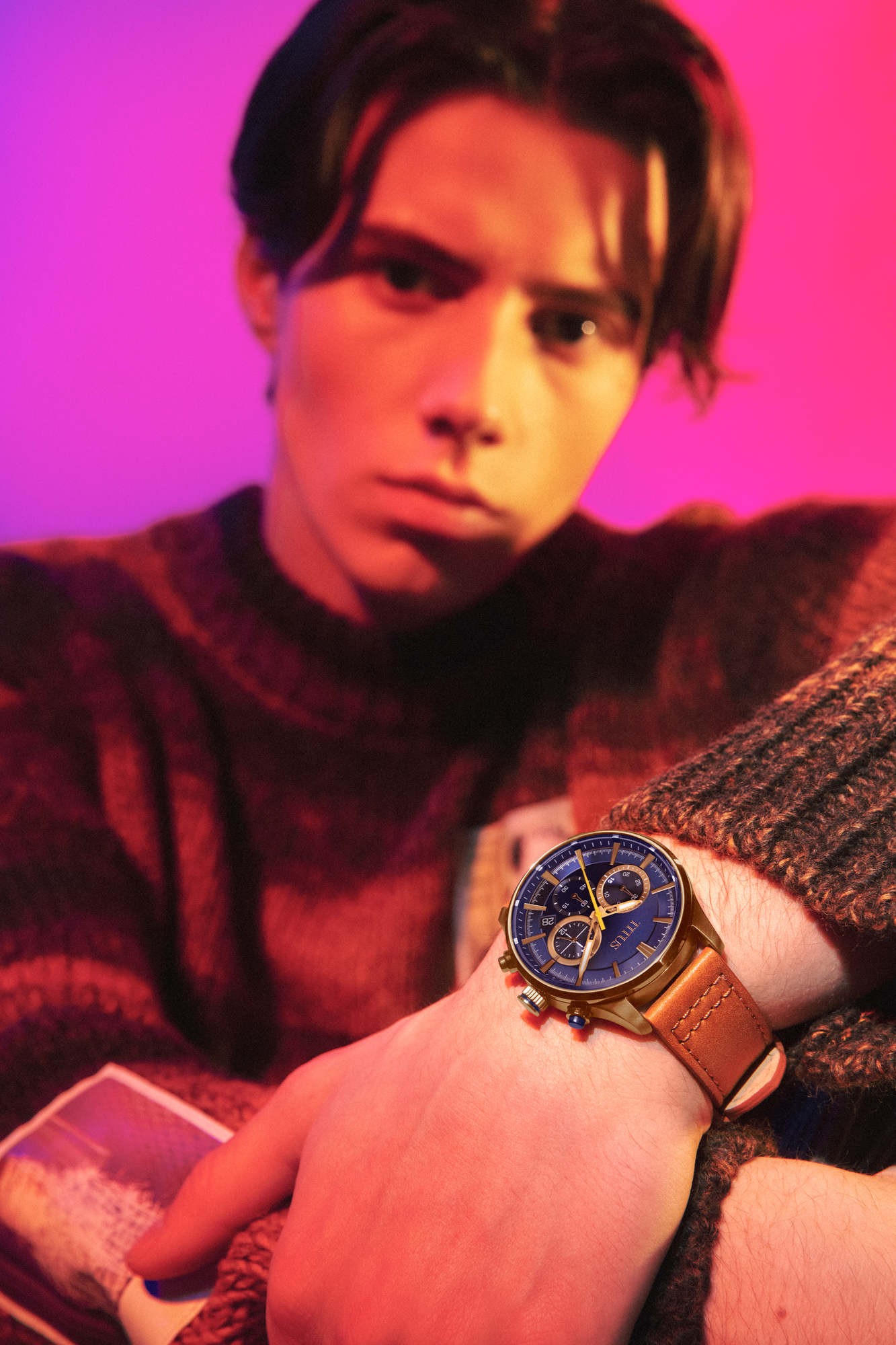 以腕錶彰顯個性－Titus 鐵達時 Saber 劍齒腕錶系列